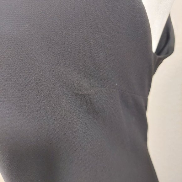 AFTER DARK Little Black Dress Sleeveless Skinny Strap SZ 16 - Picture 8 of 15